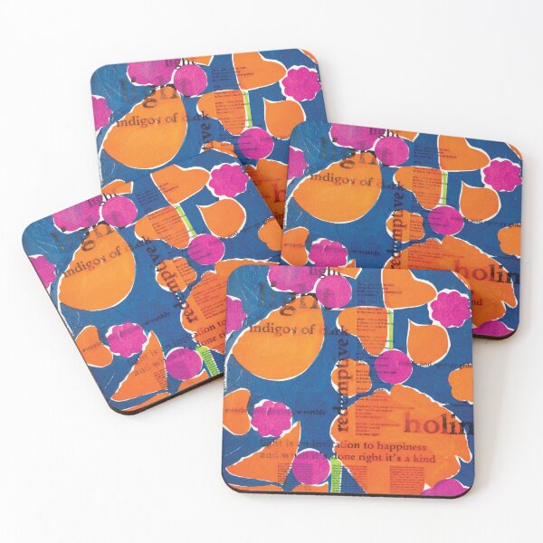 Item preview, Bright Collage of Poppies designed and sold by Tobacco Flower Creative.