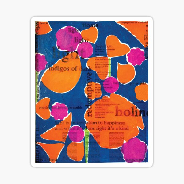 Item preview, Bright Collage of Poppies designed and sold by Tobacco Flower Creative.