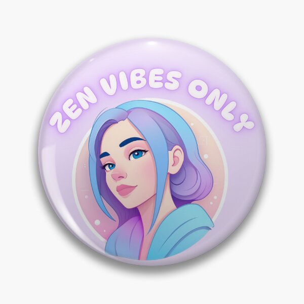 Item preview, Zen Vibes Only – Chill Aesthetic Girl Art designed and sold by Sghm.Shop.