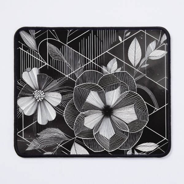Item preview, Modern Floral Black and White Abstract Flower designed and sold by GraphicsClub.