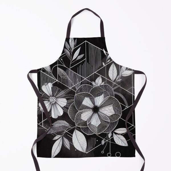 Item preview, Modern Floral Black and White Abstract Flower designed and sold by GraphicsClub.