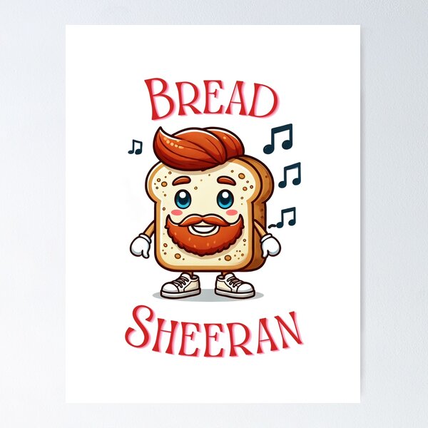 Item preview, Pan Sheeran Sourdough Love designed and sold by If You Dough, You Know.