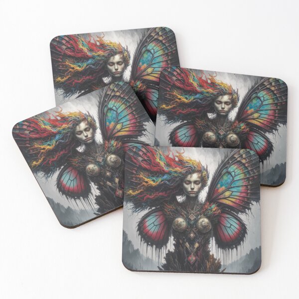 Item preview, Fallen Butterfly Angel  designed and sold by Kaurisdigital.