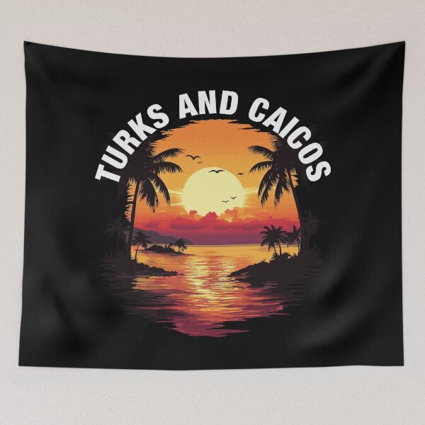 Item preview, Turks and Caicos (with White Lettering) designed and sold by VelvetRoom.