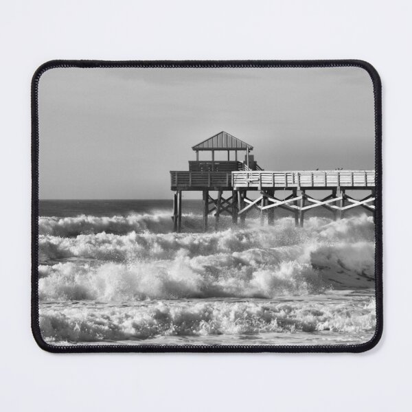 Item preview, Crashing Waves at the Pier designed and sold by JGetsinger Fine Art.