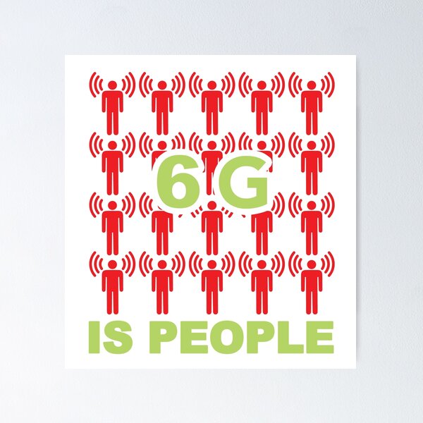 Item preview, 6G IS PEOPLE AS ANTENNAS designed and sold by LoucheHQ.