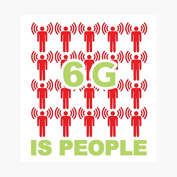 Item preview, 6G IS PEOPLE AS ANTENNAS designed and sold by LoucheHQ.