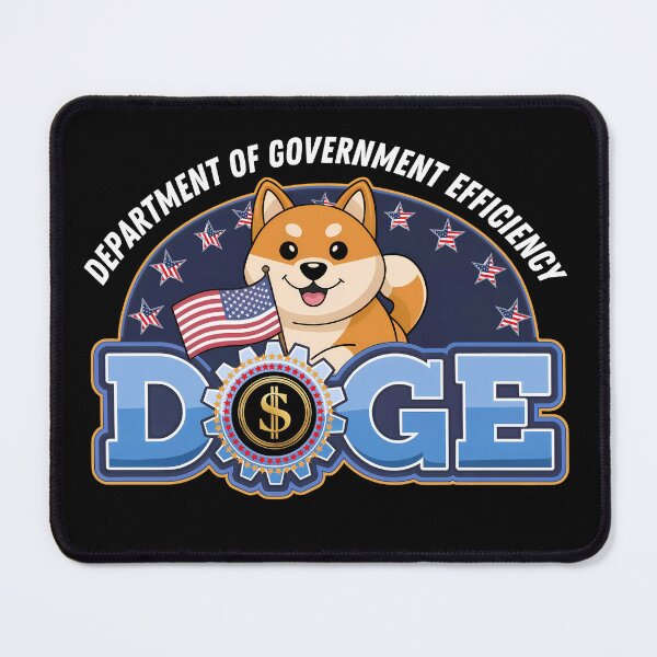 Item preview, department of government efficiency, Doge designed and sold by Roy & Tiffany.