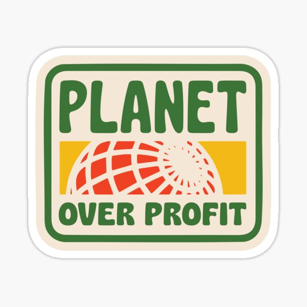 Item preview, PLANET OVER PROFIT designed and sold by asymmetrickid.