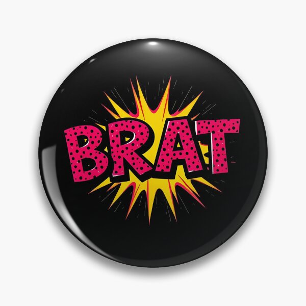 Item preview, Brat: pop art comic style design designed and sold by Dollycat Industries.