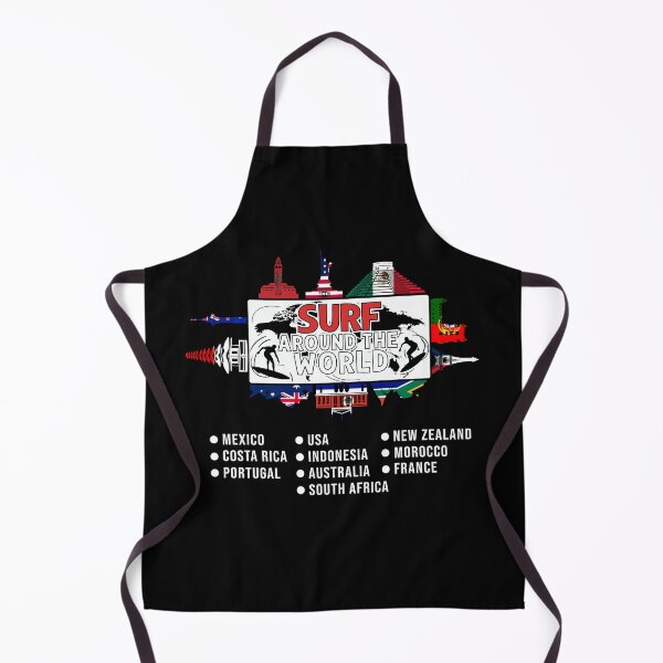 Item preview, Surf Around The World Surfboard Surfer Travel Surfing designed and sold by DSWShirts.