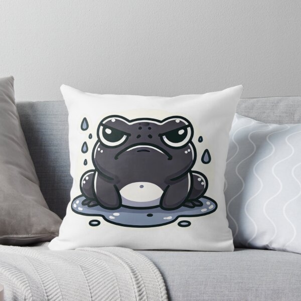 Item preview, Grumpy Frog – Sad Aesthetic Cartoon designed and sold by BeStartVision.