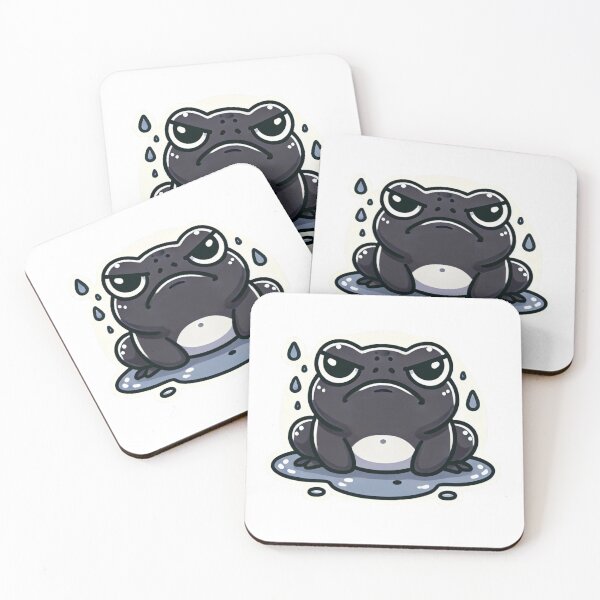 Item preview, Grumpy Frog – Sad Aesthetic Cartoon designed and sold by BeStartVision.