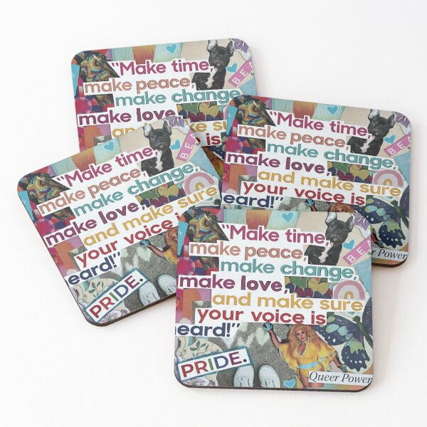 Item preview, Make Sure Your Voice is Heard - Pride Collage designed and sold by Haley Scott.