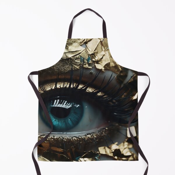 Item preview, Enigmatic Eye Adorned in Gold and Teal designed and sold by anytka.