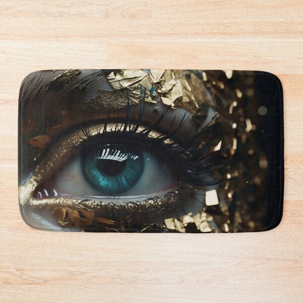 Item preview, Enigmatic Eye Adorned in Gold and Teal designed and sold by anytka.