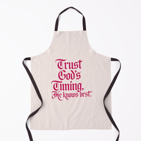 Item preview, Trust God’s Timing, He Knows Best Pink Bible Verse Christian Packs designed and sold by KnitLuv.