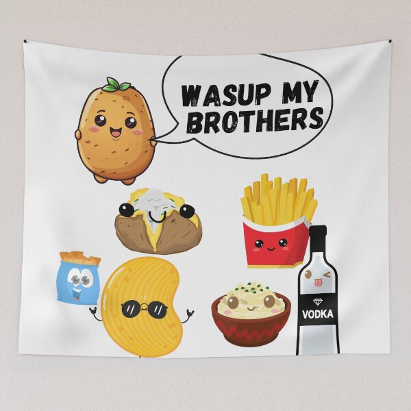 Item preview, Wasup my brothers potatos designed and sold by CasperS-design.