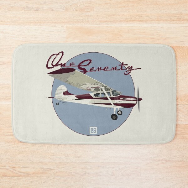 Item preview, Vintage Cessna 170B Aviation Art illustration designed and sold by GeraldSmithArt.