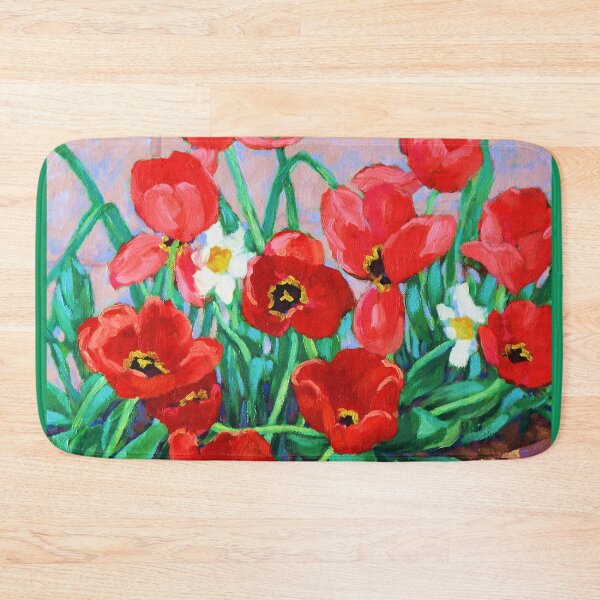 Item preview, Scarlet Tulips designed and sold by Foxloxart.