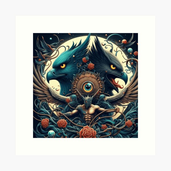 Item preview, Mythic Awakening Surreal Fantasy Artwork designed and sold by Uduppukadai.