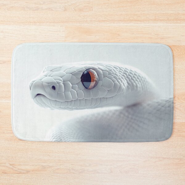 Item preview, Graceful white snake in studio designed and sold by anytka.