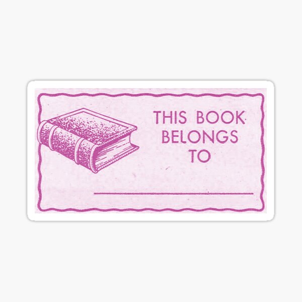 Item preview, This book belongs to designed and sold by ermi_art.