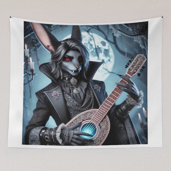 Item preview, Harengon Vampire Bard Warlock designed and sold by Johnny MeatShield.