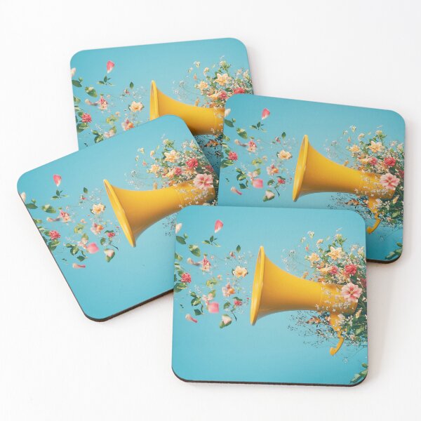 Item preview, Floral megaphone burst designed and sold by anytka.