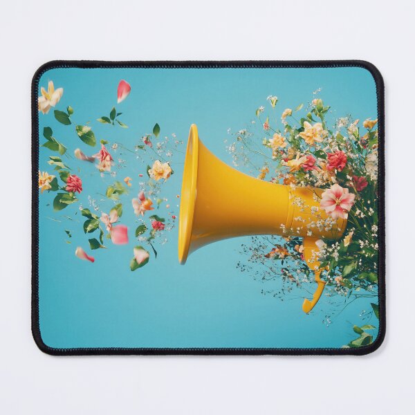 Item preview, Floral megaphone burst designed and sold by anytka.