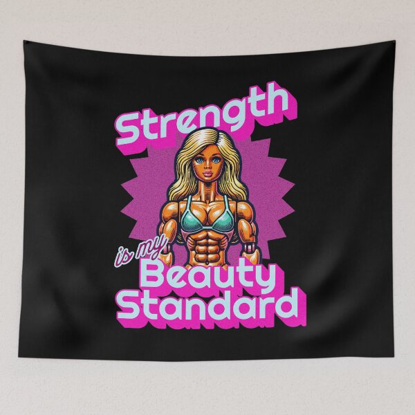 Item preview, Strength is My Beauty Standard Gym and Fitness designed and sold by Iron Madness.