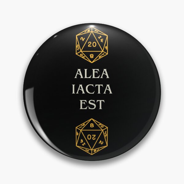 Item preview, Alea iacta Est Die Has Been Cast  Gaming designed and sold by ItsOkKoy.