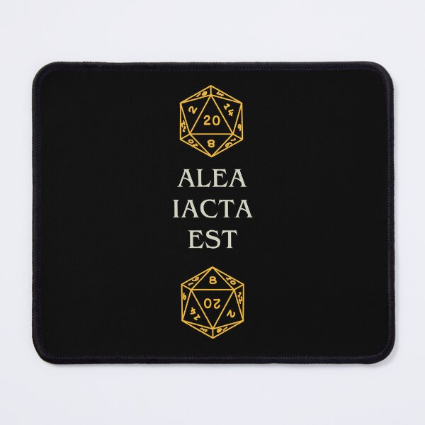 Item preview, Alea iacta Est Die Has Been Cast  Gaming designed and sold by ItsOkKoy.