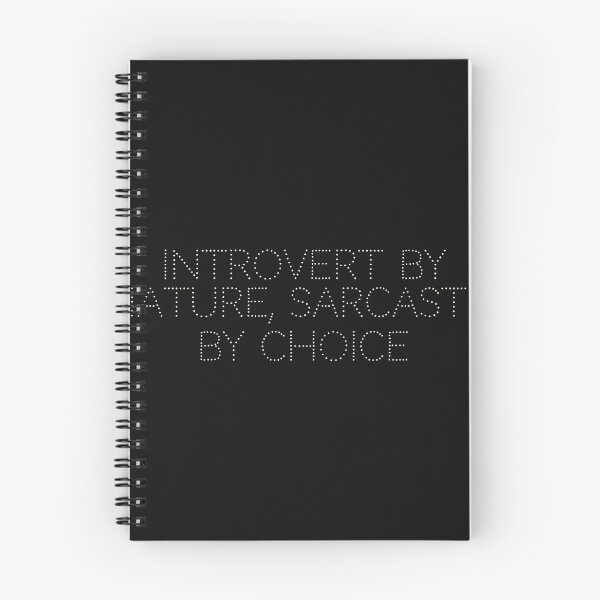 Item preview, Introvert by nature, sarcastic by choice designed and sold by Ninjacatoff.