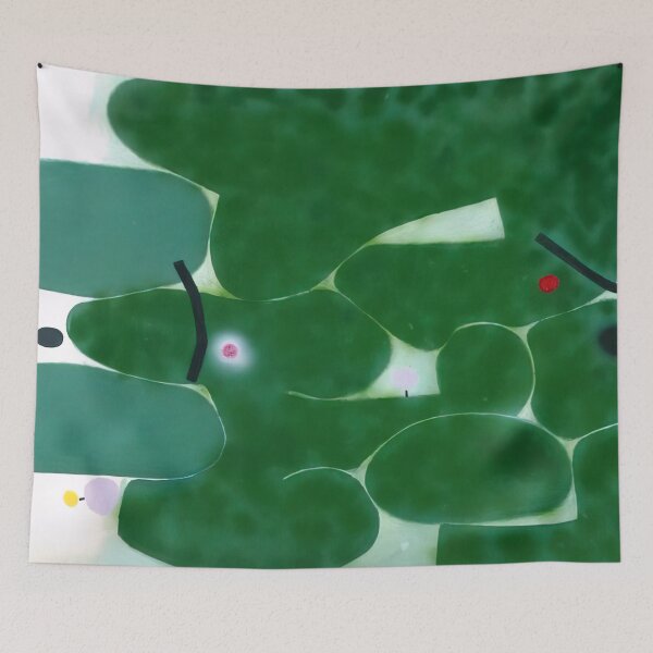 Item preview, The Green Earth - 1980 - Fine Art Canvas by Victor Pasmore designed and sold by LilyArtie.