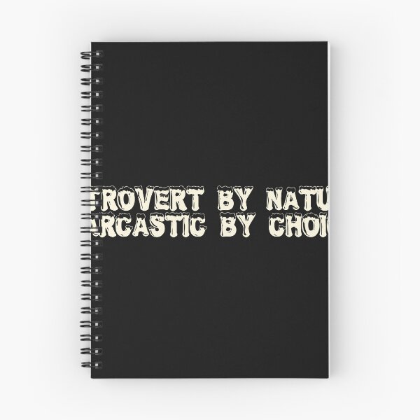 Item preview, Introvert by nature, sarcastic by choice designed and sold by Ninjacatoff.