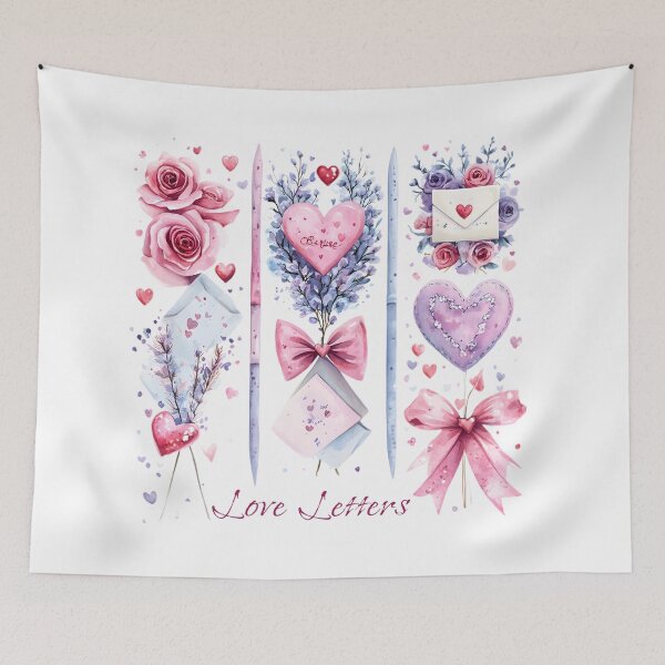 Item preview, Watercolor Valentine's Day Clipart - Romantic Lovecore High-Resolution Design designed and sold by AnnDesignStudio.