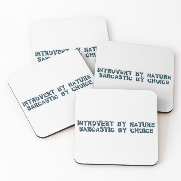 Item preview, Introvert by nature, sarcastic by choice designed and sold by Ninjacatoff.