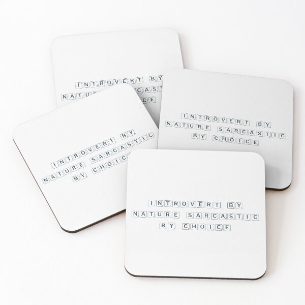 Item preview, Introvert by nature, sarcastic by choice designed and sold by Ninjacatoff.