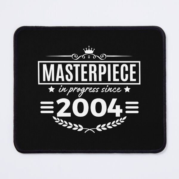 Item preview, Masterpiece in progress since 2004 - birth year design with a crown, stars, and laurel designed and sold by PHRASEandSTYLE.