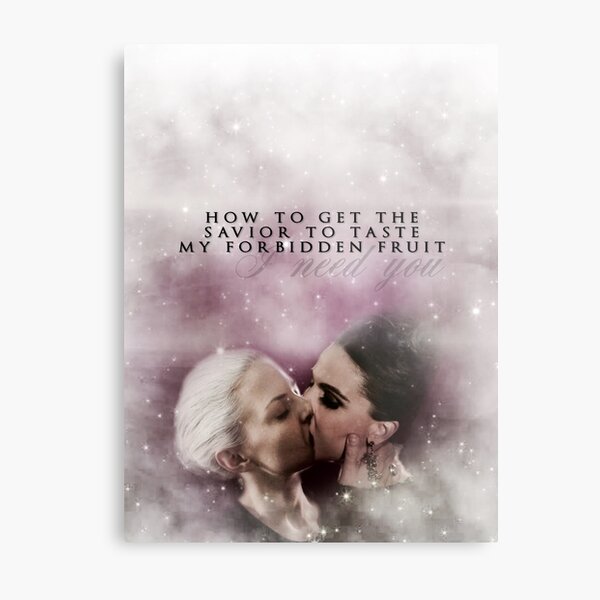 Dark Swan + Evil Queen Metal Print