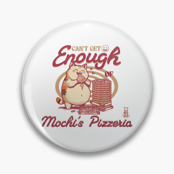 Item preview, Mochi's Pizzeria - chonky calico pizza lovin cat  designed and sold by Mon-Bonbon.