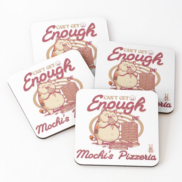 Item preview, Mochi's Pizzeria - chonky calico pizza lovin cat  designed and sold by Mon-Bonbon.