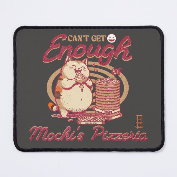 Item preview, Mochi's Pizzeria - chonky calico pizza lovin cat designed and sold by Mon-Bonbon.