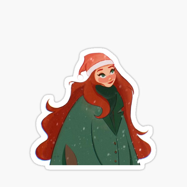 Item preview, Snow Dazed Redhead Girl designed and sold by ashiearts.