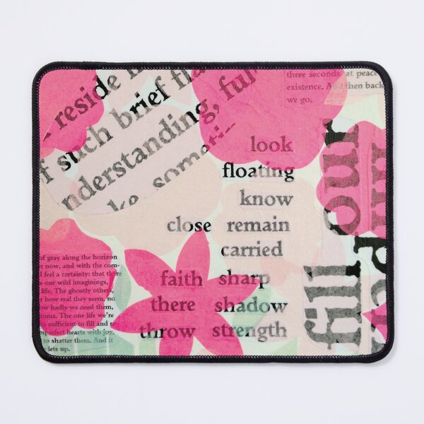 Item preview, Faith Flowers collage designed and sold by Tobacco Flower Creative.