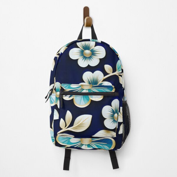 Item preview, Soft yet Bold Floral Aesthetic with Indigo and Teal Accents designed and sold by Juliette Ozkalfayan.