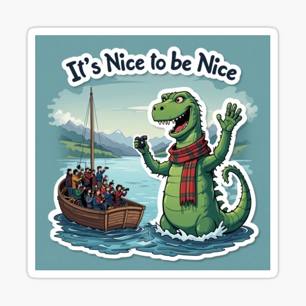 Item preview, Loch Ness monster (Nice) designed and sold by ASB81MAB82.