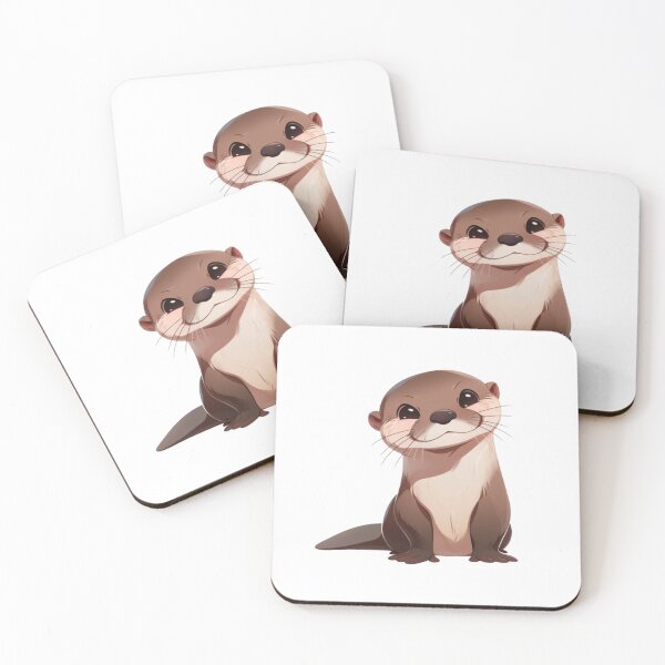 Item preview, Cute happy friend otter designed and sold by PatternFly.