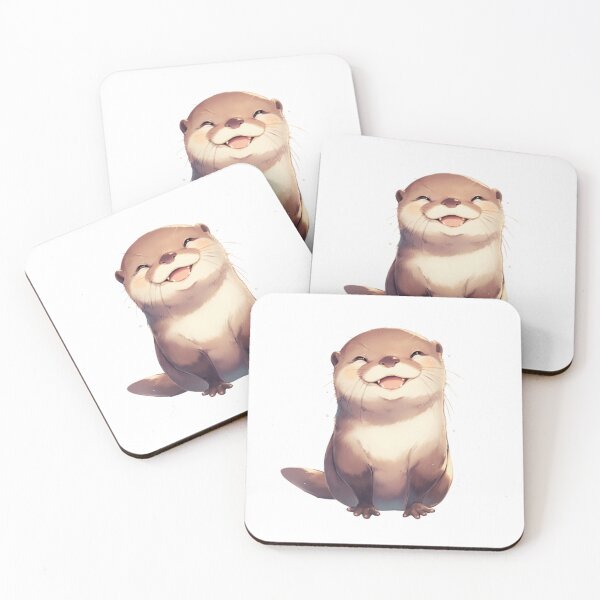 Item preview, Cute happy friend otter designed and sold by PatternFly.